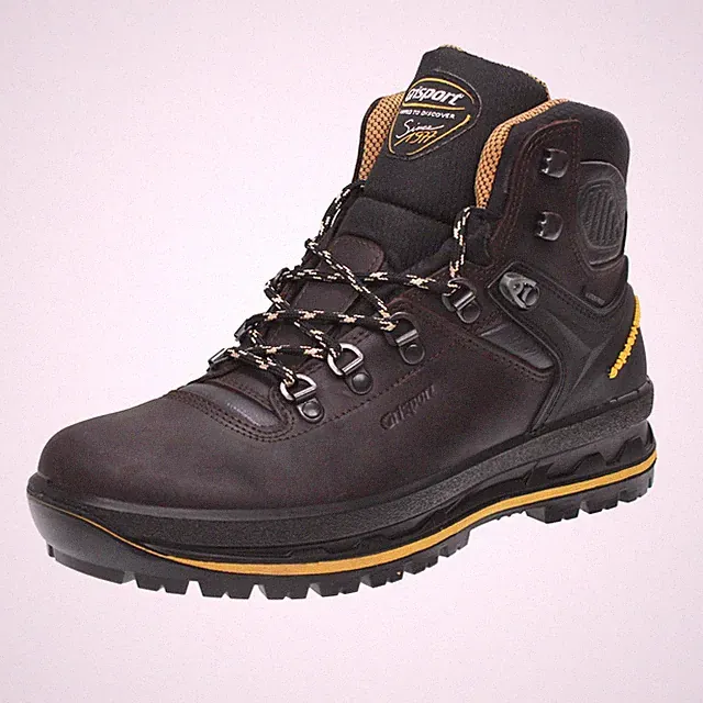 Grisport Trekkingschuhe Mid Waterproof braun - Größe 40 [26,7 cm] Schuhe