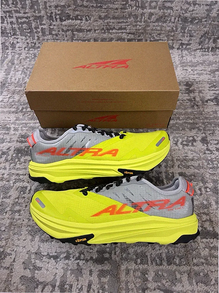 Größe 8 - Altra Mont Blanc Carbon Herren Trail Laufschuhe weiß Offroad