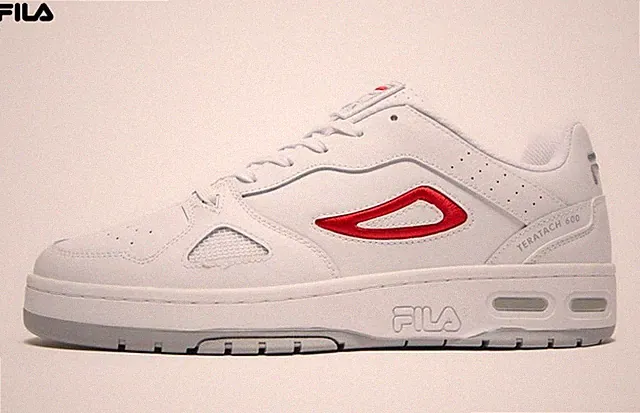 Größe UK 6 - Fila Teratach 600 White Low Sneaker Schuhe Sneaker