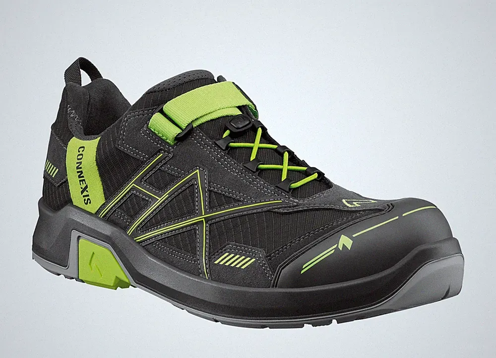 Haix® CONNEXIS Safety T S1 low grey-citrus 630001 UK 6.0-12.0 / EU 39-47