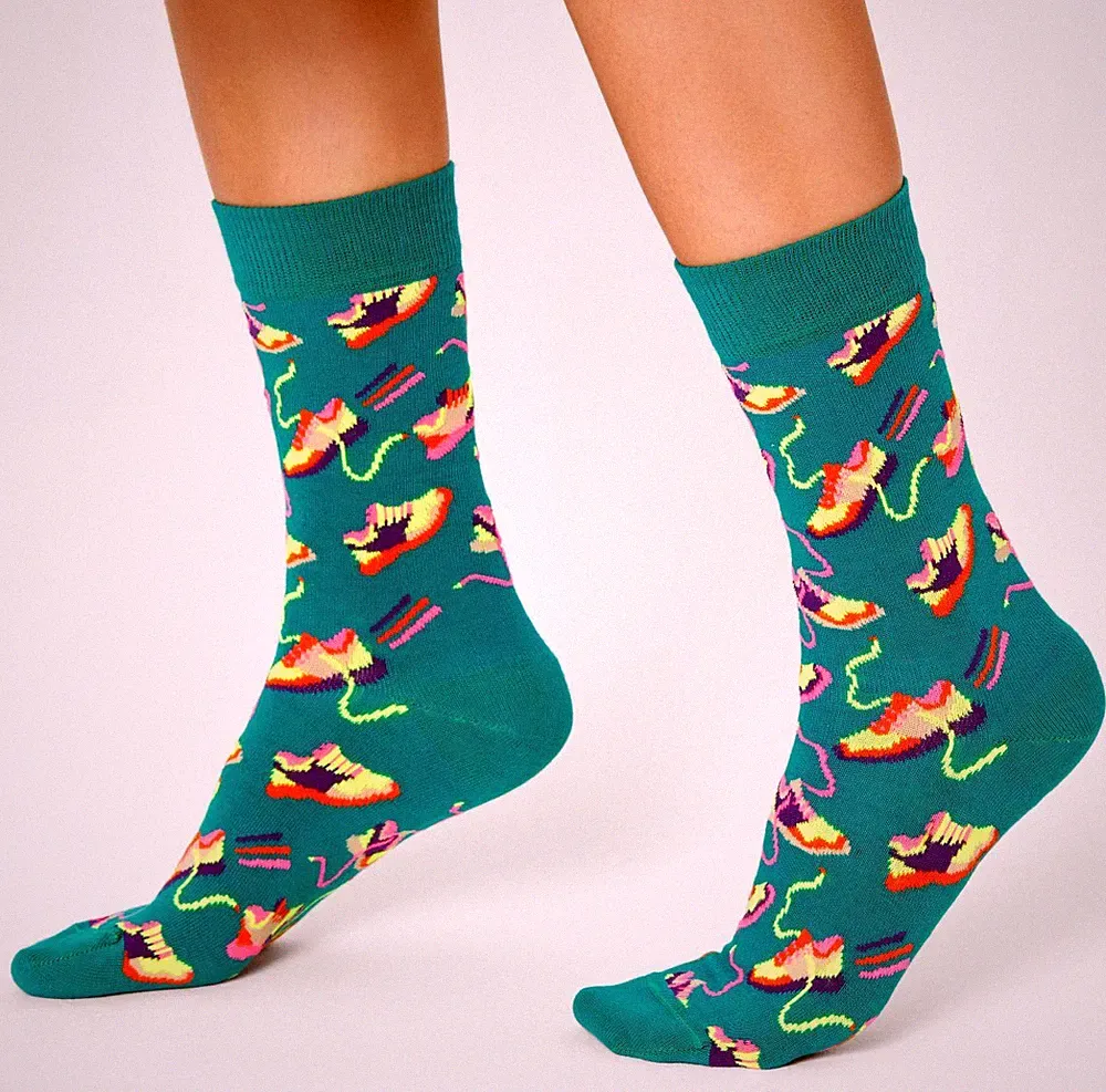Happy Socks Socken Run For It Sock Laufschuhe Turnschuhe Sportschuhe Sneakers
