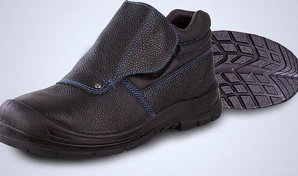 Hase S3 Schweißerhochschuh Toledo mit Klett Leder hitzebeständige Sohle Gr 39-48