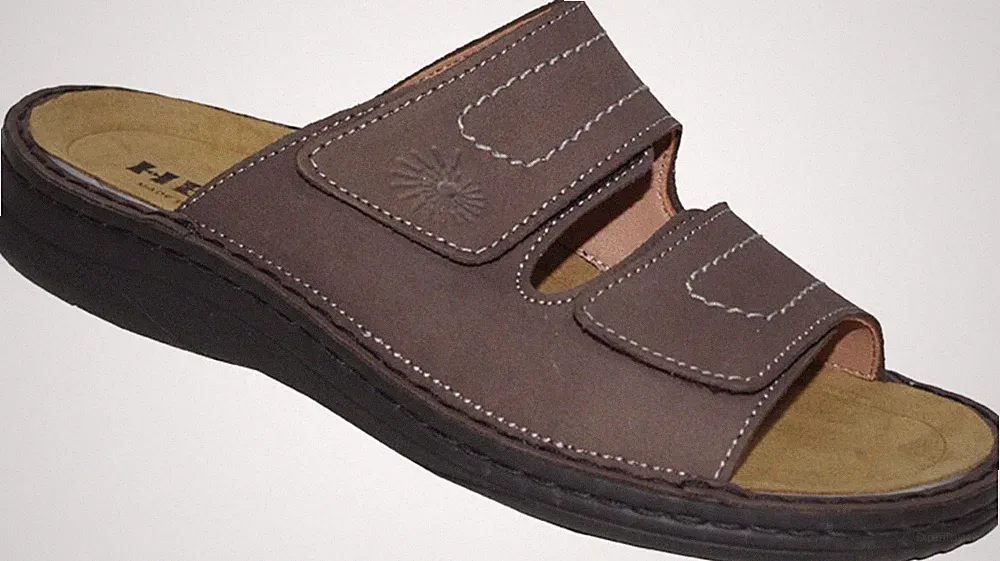 Leder Pantolette