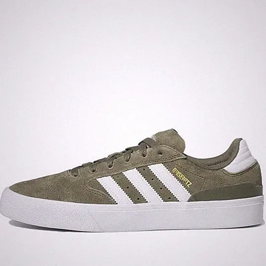 HERREN ADIDAS BUSENITZ VULC II WILDLEDER SKATESCHUHE - ALLE GRÖßEN - GRÜN/WEISS HQ2020