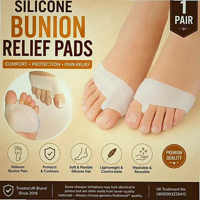 Herren Ball of Cushion Mörtel Neurom Mittelfuß Gel Fußpolster Unterstützung Einlegesohlen UK