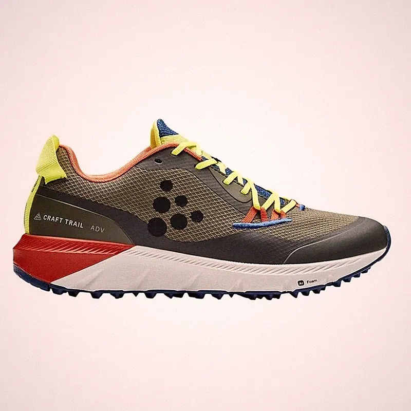 HERREN CRAFT ADV NORDIC TRAILLAUFSCHUHE SNEAKER - ALLE GRÖßEN - GRÜN - NEU.