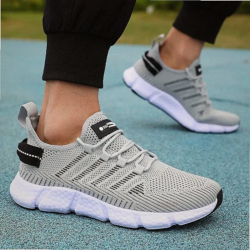 Herren Damen Laufschuhe Atmungsaktiv Bequem Mesh Sneaker Outdoor Freizeit 36-46
