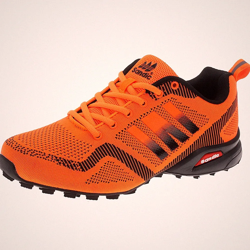 Herren Damen Sneaker Sportschuhe Laufschuhe Turnschuhe Runners Orange 36-46 Neu