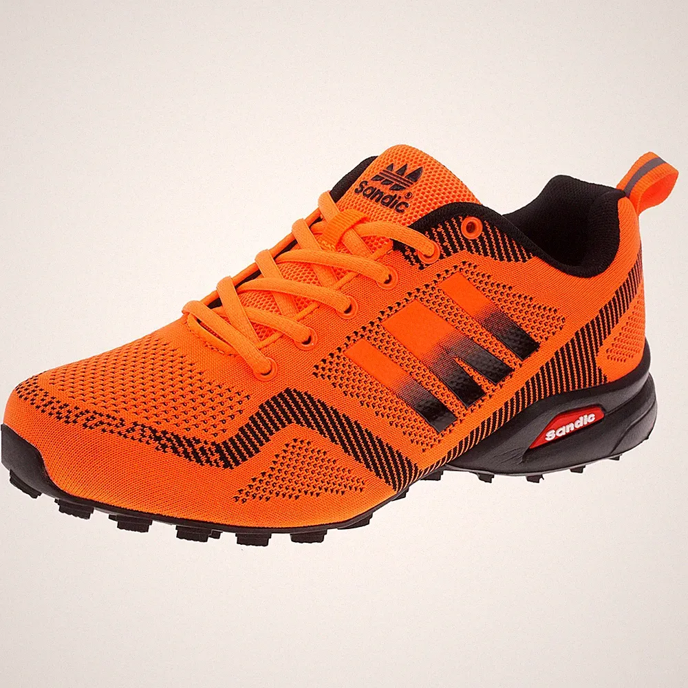Herren Damen Sneaker Sportschuhe Laufschuhe Turnschuhe Runners Orange 36-46 Neu