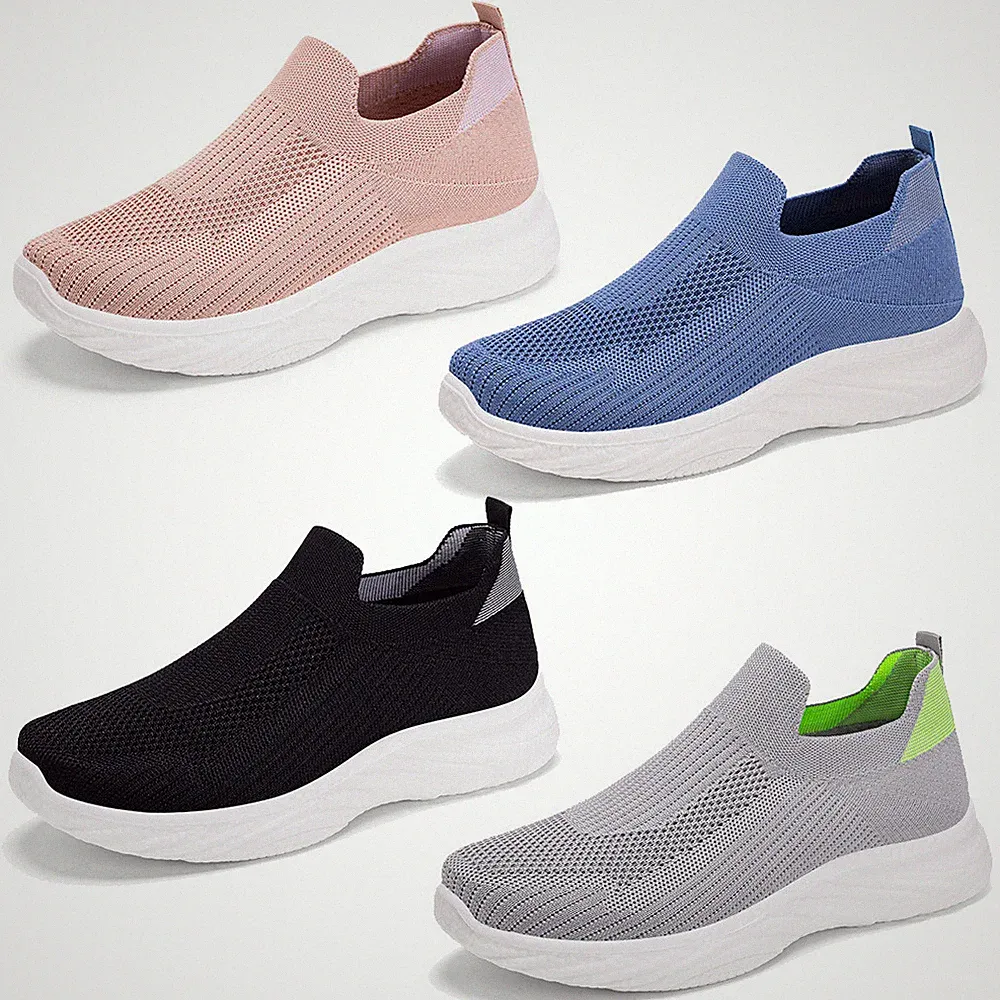 Herren Damen Sportschuhe Laufschuhe Freizeit Slip On Sneaker Schuhe Turnschuhe