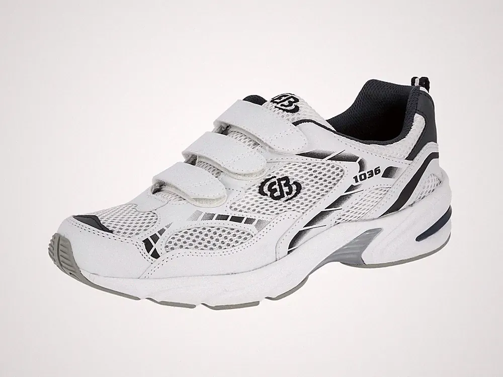 Herren Force V Fitnessschuhe, Weiß Blau Silber, 37 EU