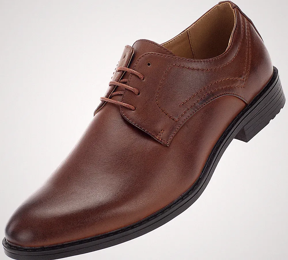 Herren Halbschuhe Business Schnürer Anzug Hochzeit Schuhe Abendschuh Braun 41-46