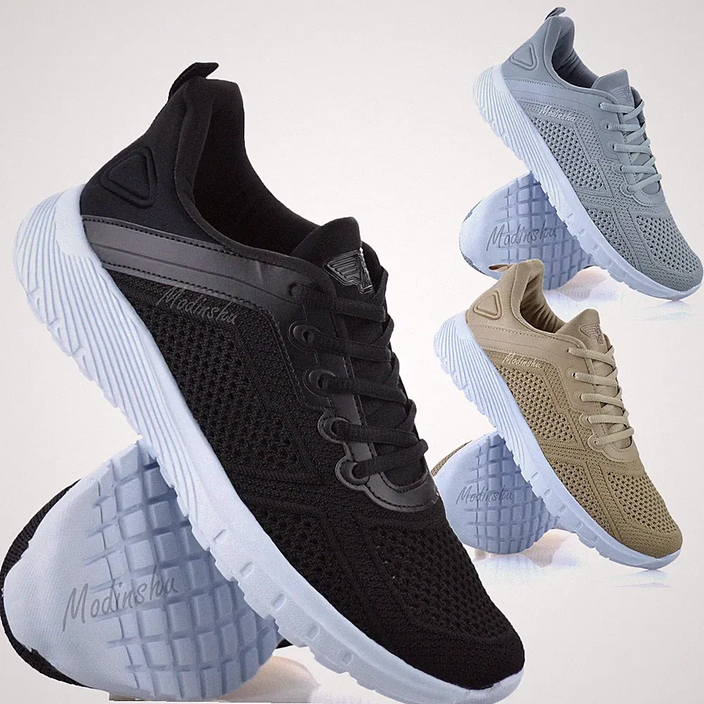 Herren Laufen Gehen Memory Foam Leger Schnürschuhe Fitnessstudio Sport Turnschuhe Schuhe Größe