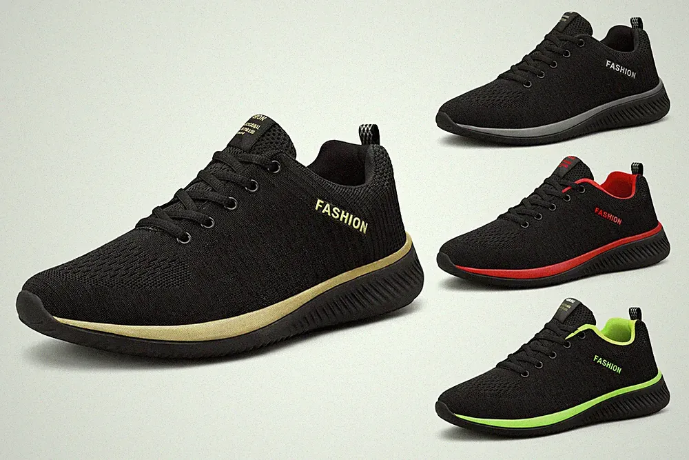Herren Laufschuhe Atmungsaktiv Leicht Sport Turnschuhe