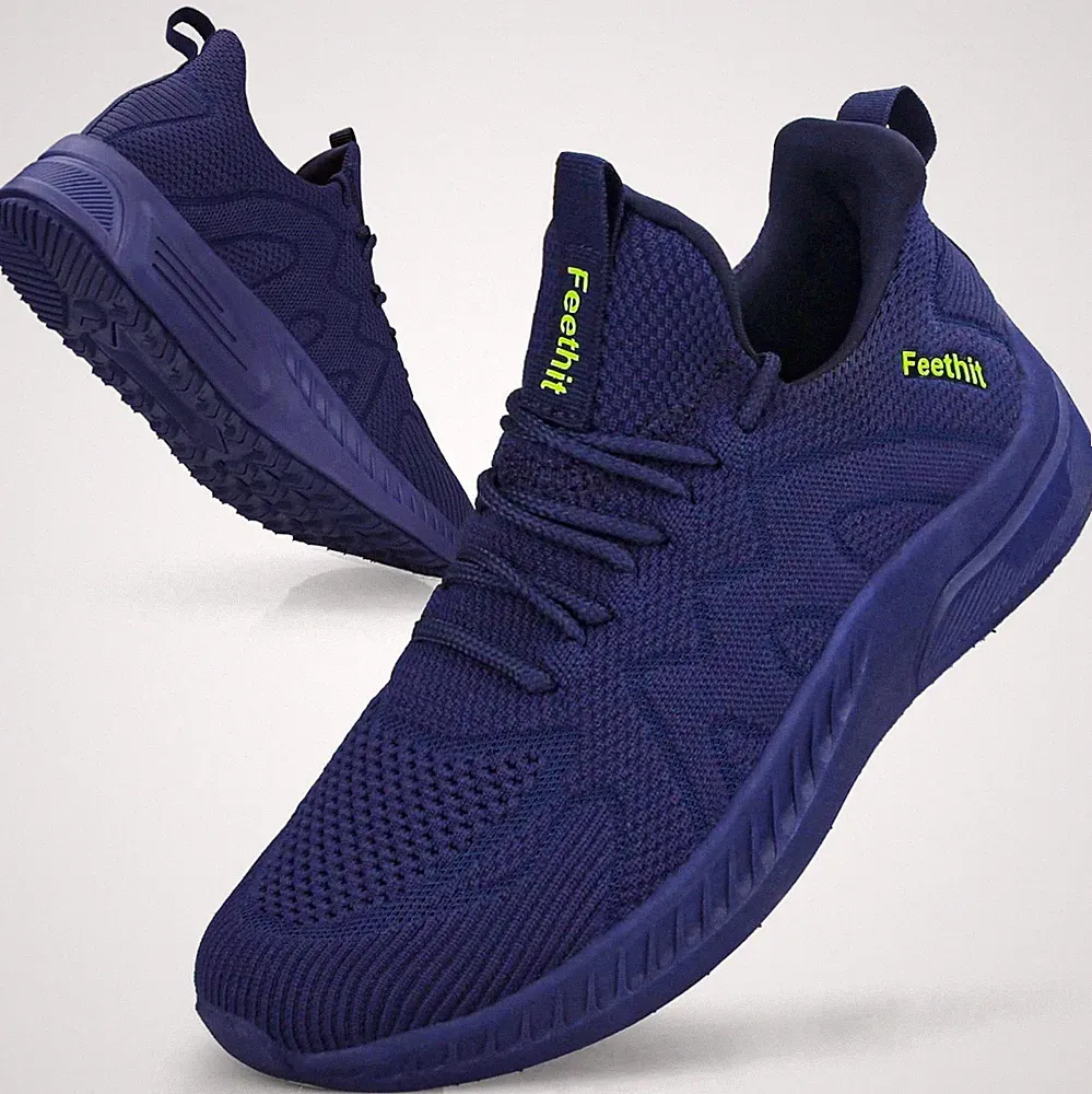 Herren Laufschuhe atmungsaktiv Leichtgewicht Freizeit Sportschuhe Mesh Sneaker