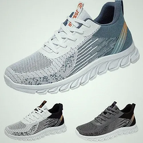Herren Laufschuhe atmungsaktiv Sport Turnschuhe rutschfest Sommer Sneaker Casual
