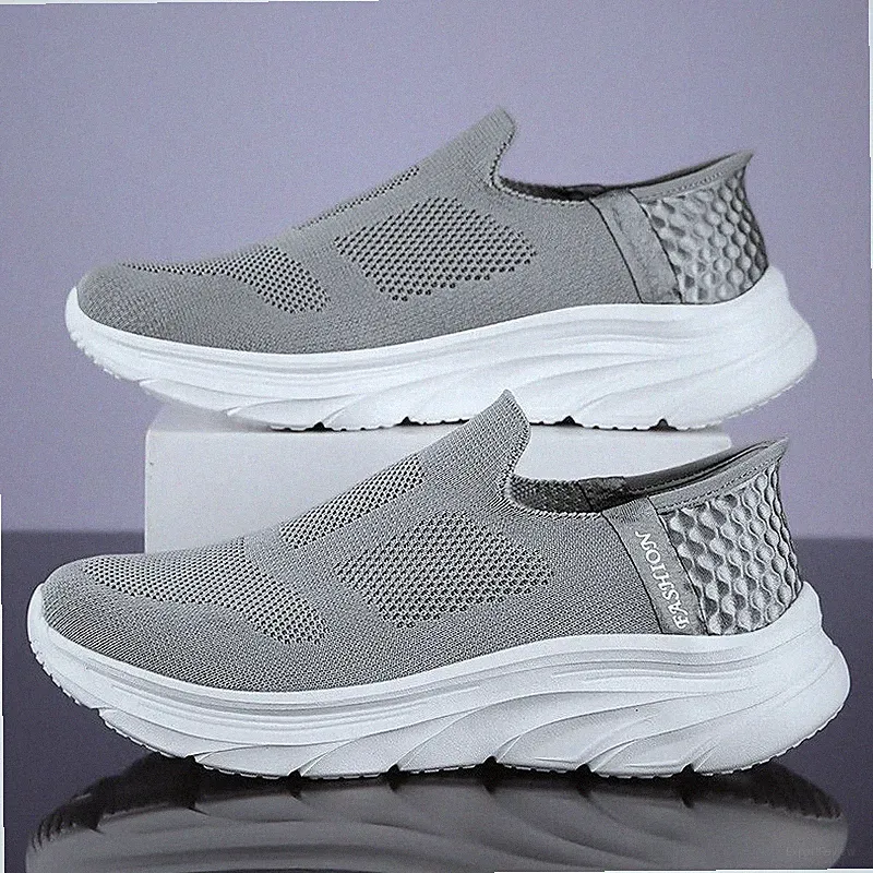 Herren Laufschuhe Atmungsaktives Mesh Bequem Flach Outdoor Sport
