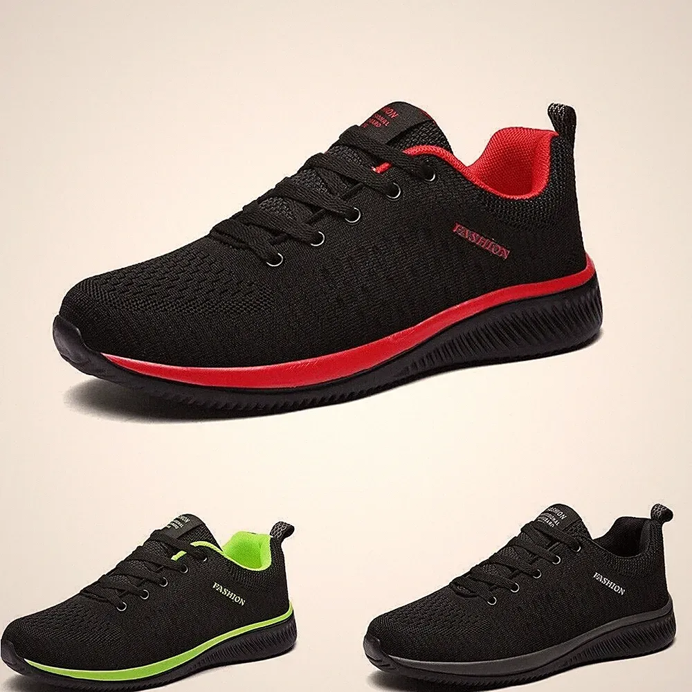 Herren Laufschuhe Leicht Atmungsaktiv Sportschuhe für Joggen Gym und Walking