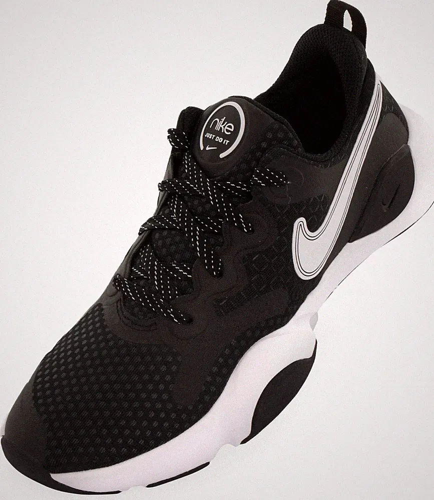 Herren Laufschuhe Nike Men Speedrep Dunkelgrau/Schwarz/Weiß Schwarz - Große 44