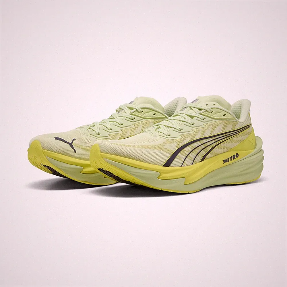 Herren-Laufschuhe Puma DEVIATE NITRO 4 grün 31212304 Größe 47