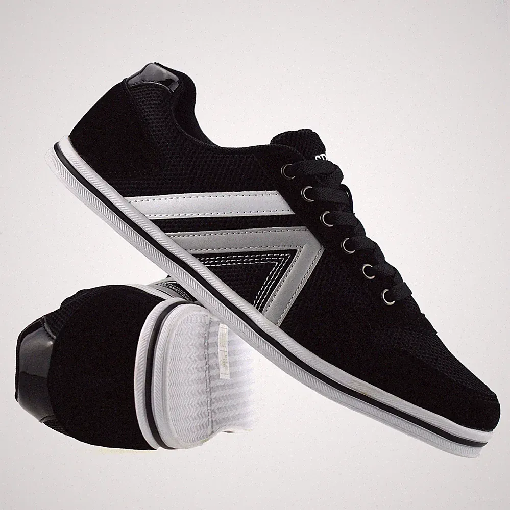 Herren Leger Flach Schnürschuhe Laufen Gehen Fitnessstudio Sport Fitness Turnschuhe Schuhe Größe