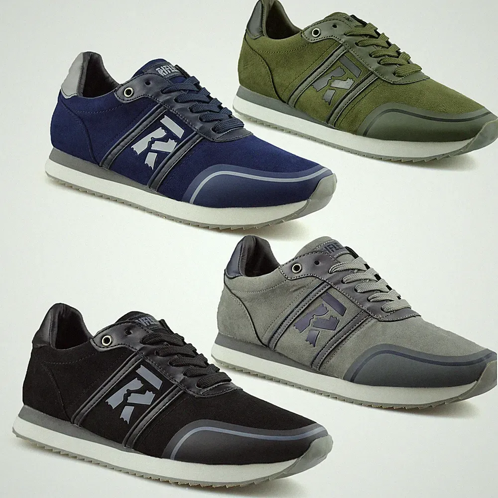 Herren Leger Schnürschuhe Kunst-Wildleder Gehen Laufen Sport Fitnessstudio Turnschuhe Schuhe Größe
