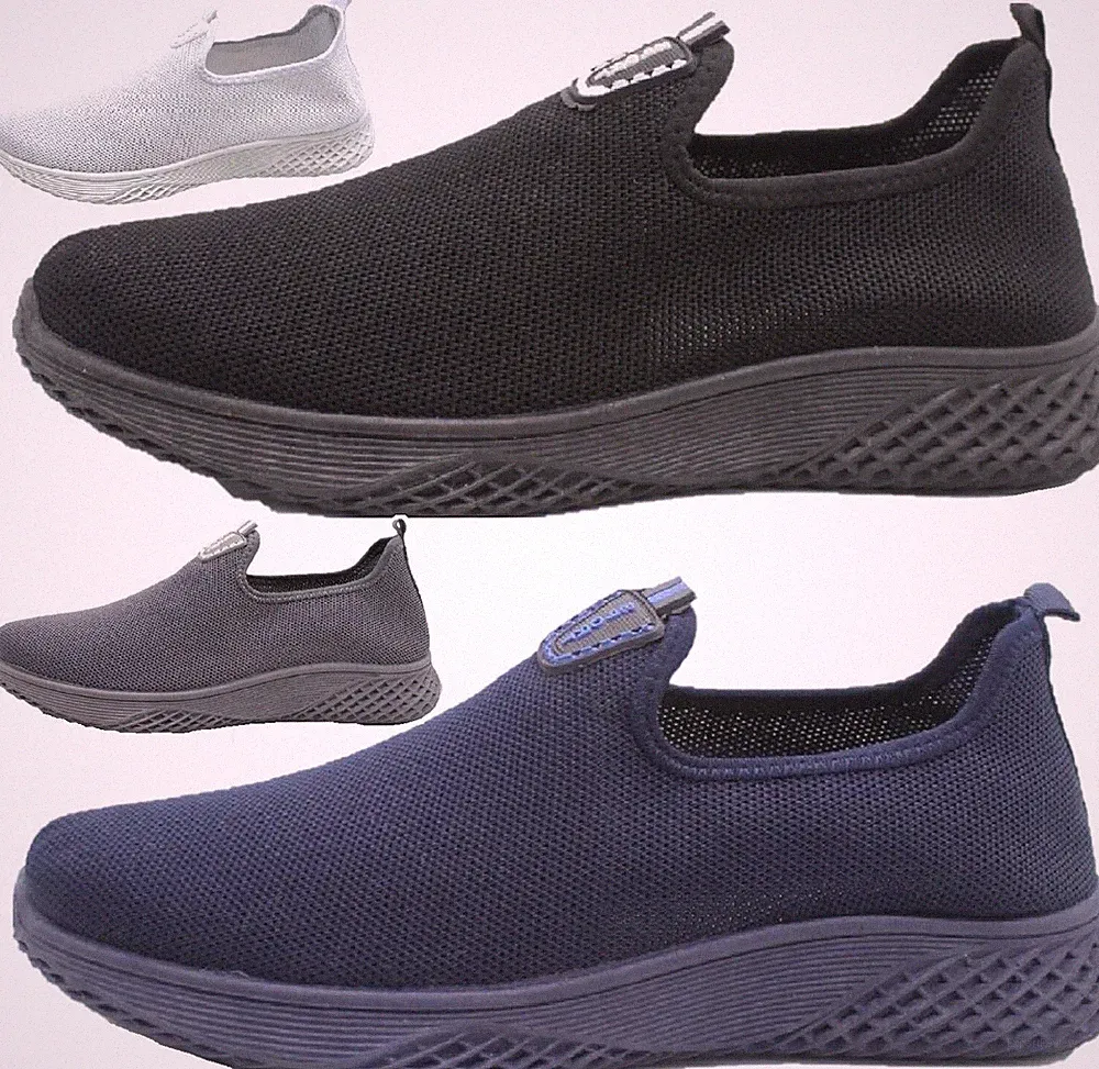 HERREN LEICHTE SLIPPER WALK SPORT FREIZEIT LAUF PUMPS SPORTSCHUHE GRÖßE UK