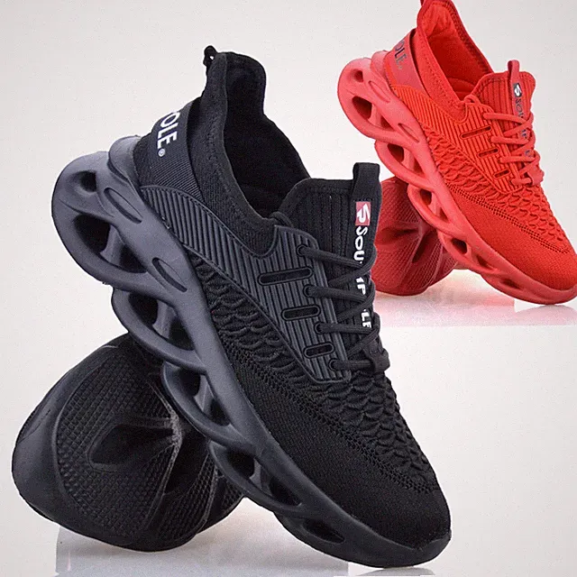 Herren Memory Foam Leger Laufen Gehen Schnürschuhe Fitnessstudio Sport Turnschuhe Schuhe Größe