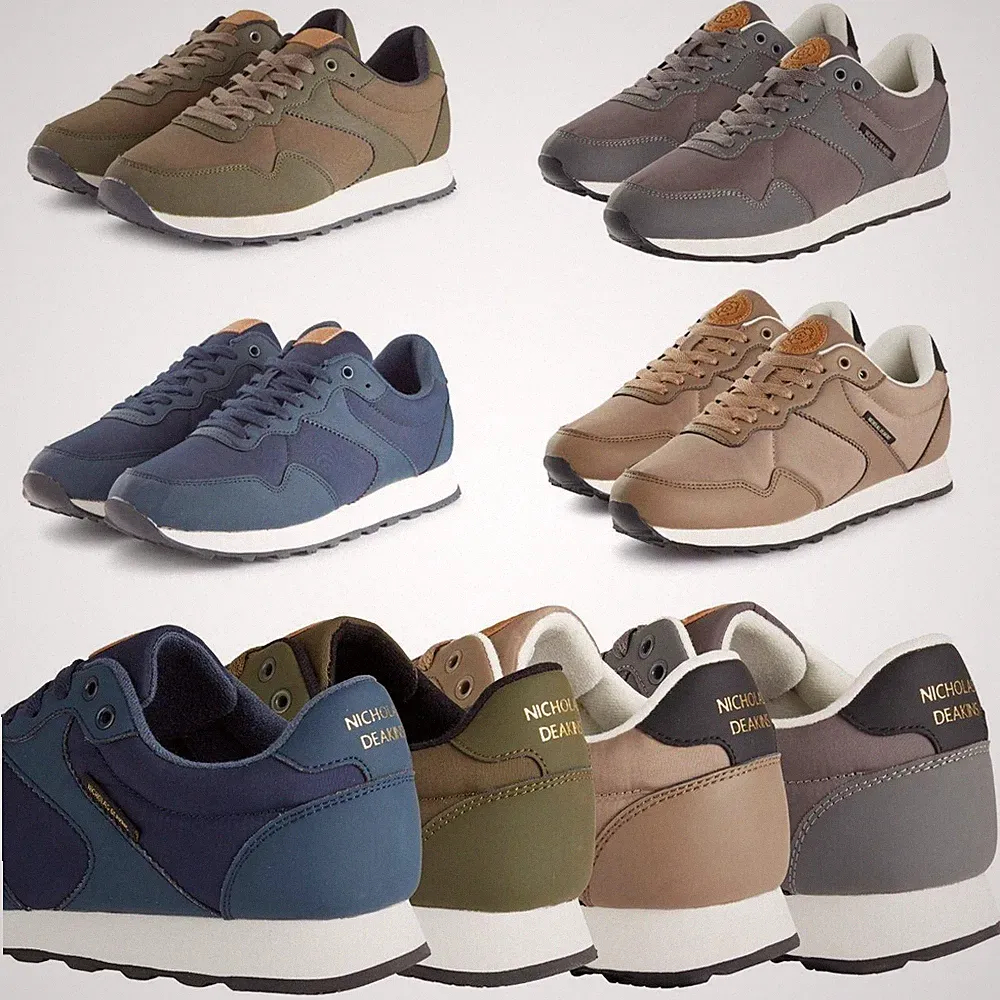 Herren Nicholas Deakins Turnschuhe Freizeitschuhe Turnschuhe UK 6-11