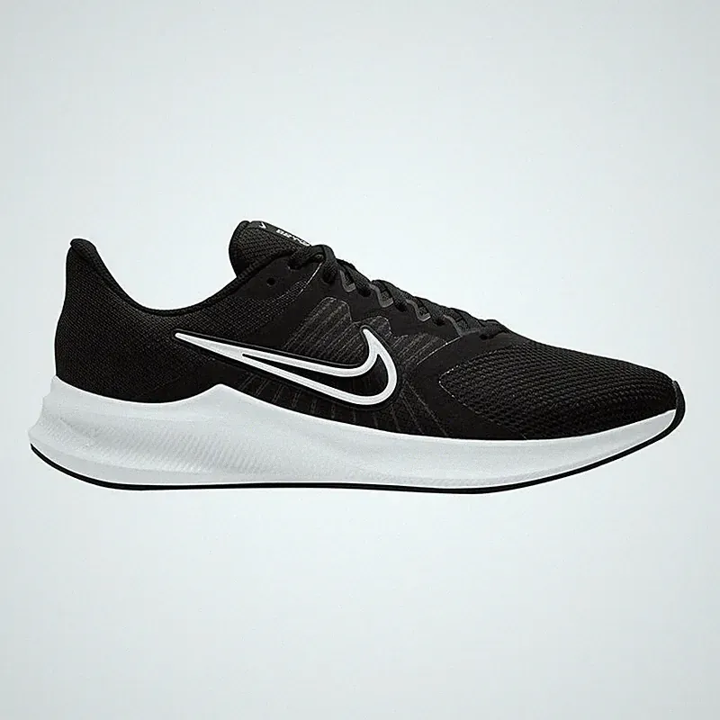 HERREN NIKE DOWNSHIFTER 11 LAUFSCHUHE - ALLE GRÖßEN - SCHWARZ/WEISS - CW3411 006
