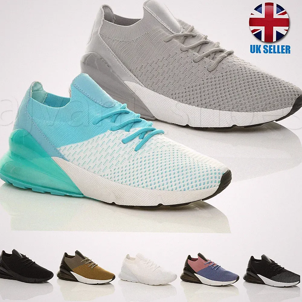 HERREN SCHNÜRER FLEXIBEL SPORT GYM RUNNING SNEAKER SCHUHE GRÖßE