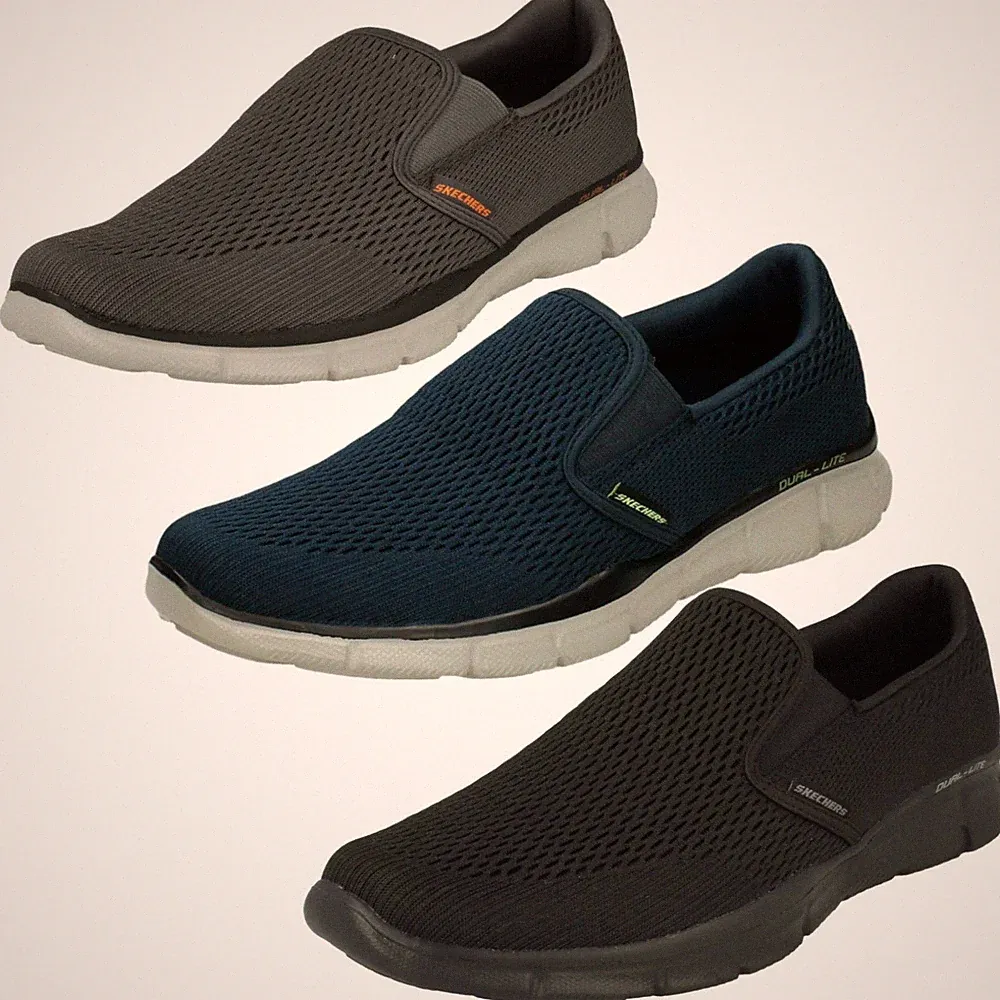 Herren Skechers Memory Foam Lauf Schuhe Double Play 51509