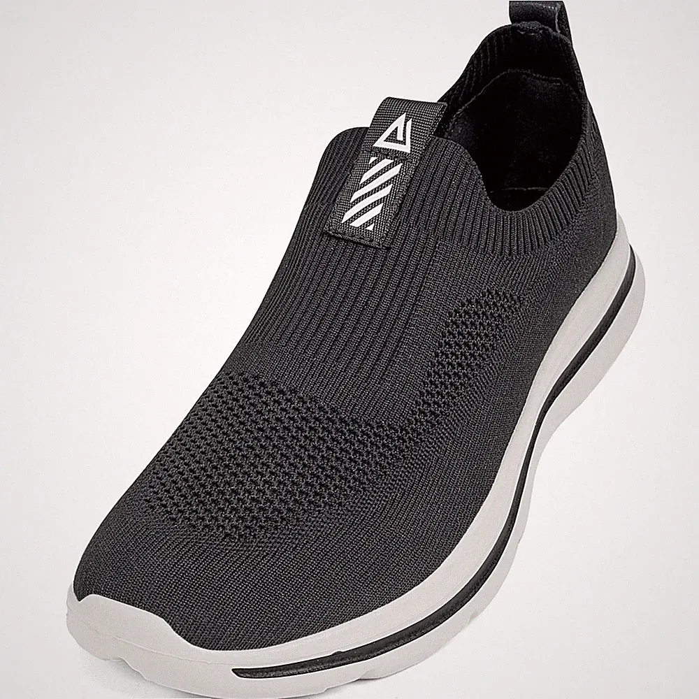 Herren SlipOn Walkingschuhe,Leichte Sneaker mit mehr Platz