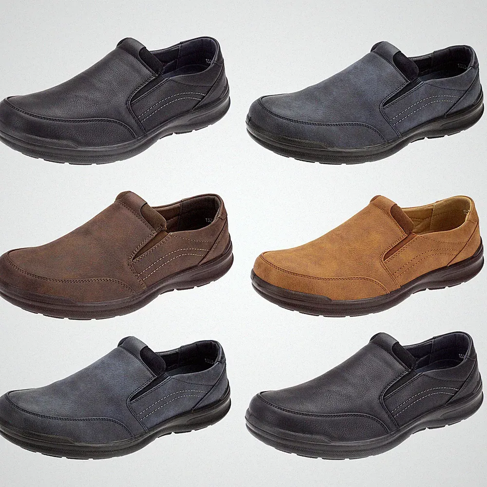 Herren Slipper Halbschuhe Schlupfschuhe Männerschuh Leicht Übergröße 40-49 NEU