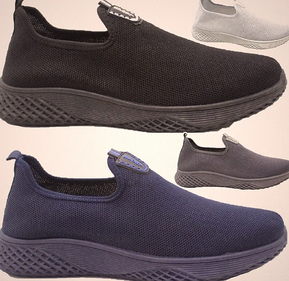 HERREN SLIPPER LEICHT WALK SPORT LAUF PUMPS FREIZEITSCHUHE SCHUHE GRÖßE UK