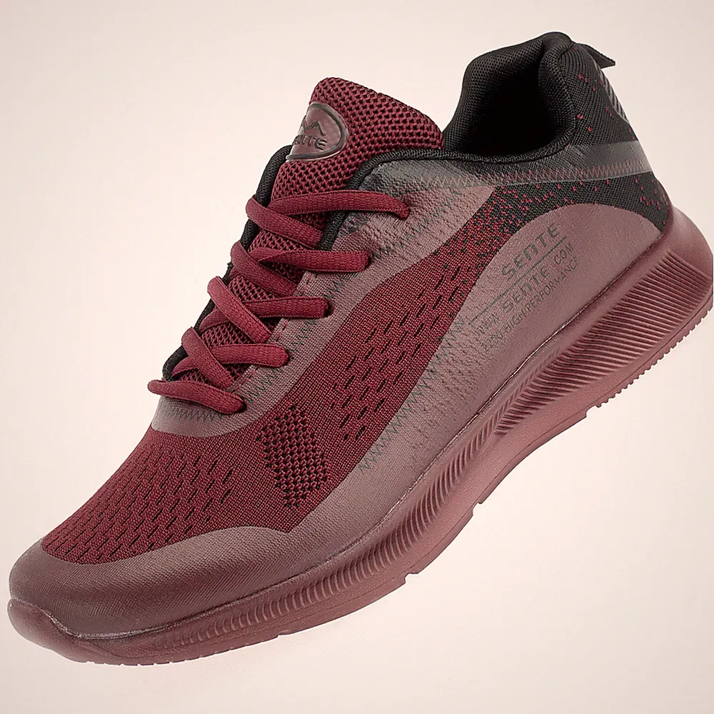 Herren Sneaker 47 42 Sportschuhe Schnürschuhe Laufschuhe Übergröße Weinrot 42 47