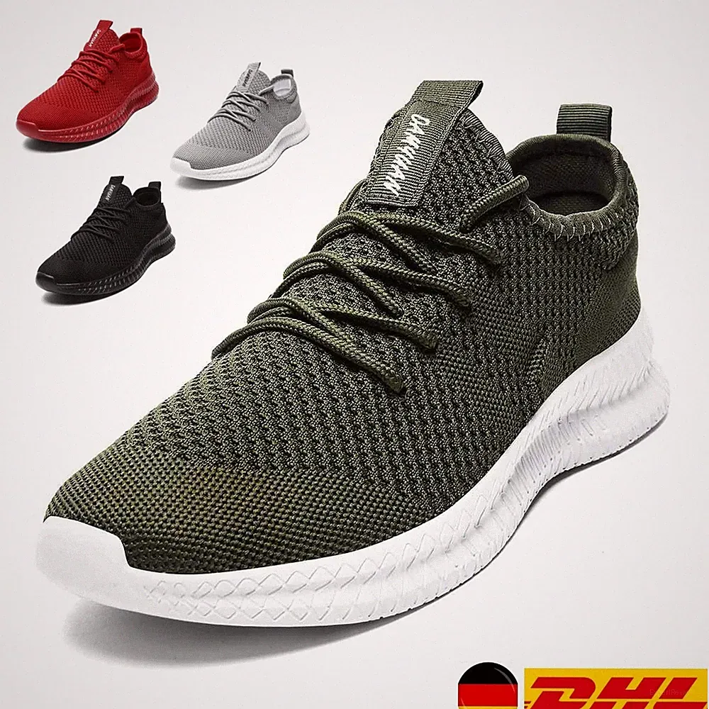 Herren Sneaker –Atmungsaktive Turnschuhe in Top-Qualität, Modische Herrenschuhe✅
