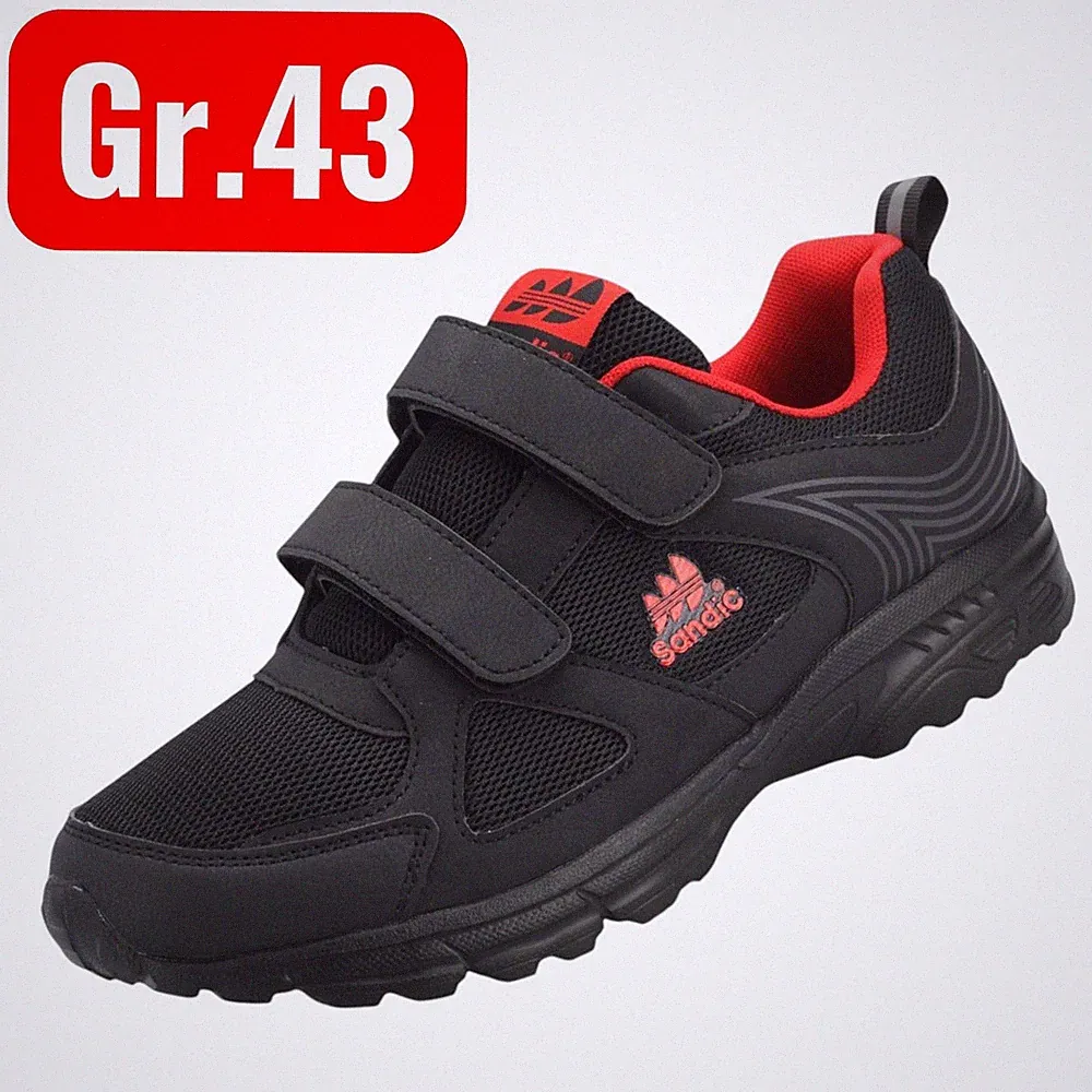 Herren Sneaker Klettverschluss Sportschuhe Freizeit Turnschuhe Laufschuhe SALE