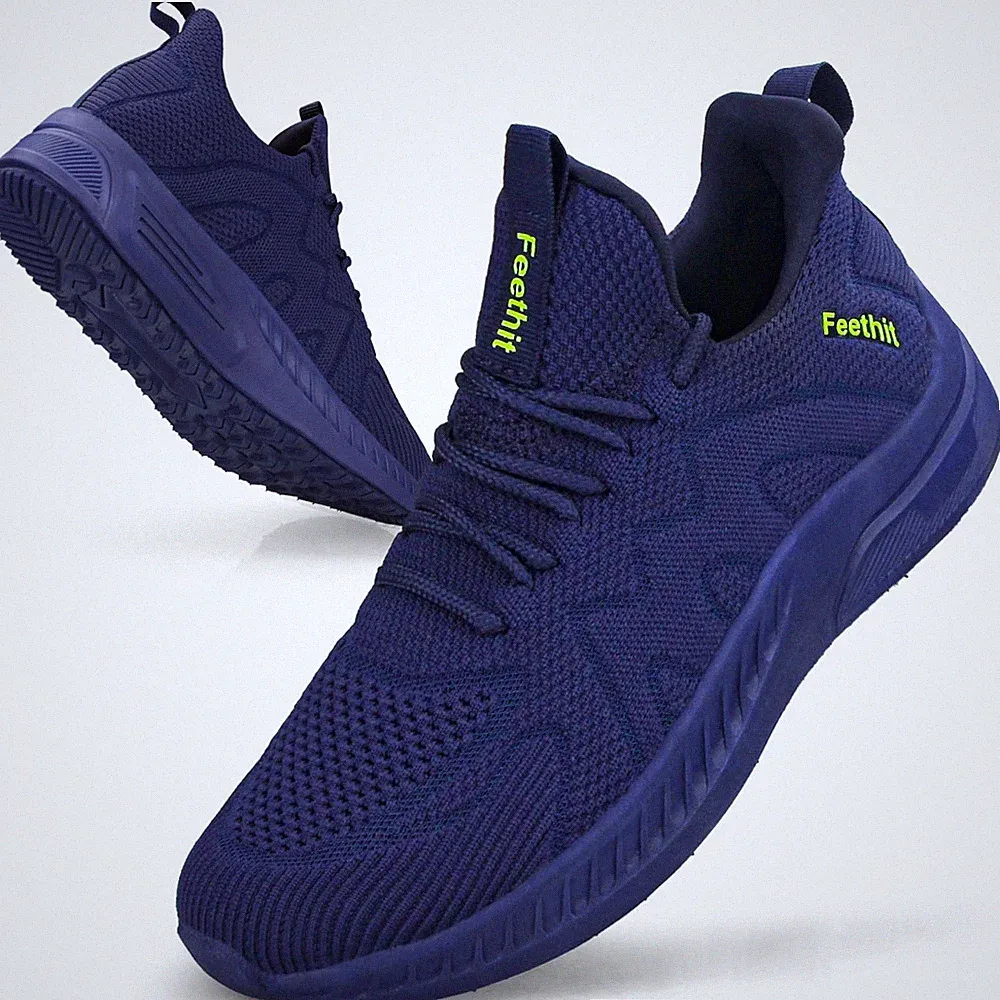 Herren Sneaker Lauf Sportschuhe Scuhe Turnschuhe Dunkelblau 42
