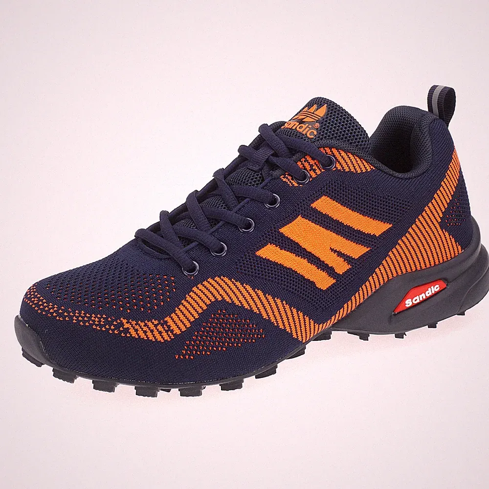 Herren Sneaker Sportschuhe Laufschuh Turnschuh Freizeit Schuhe Blau Orange 41-46