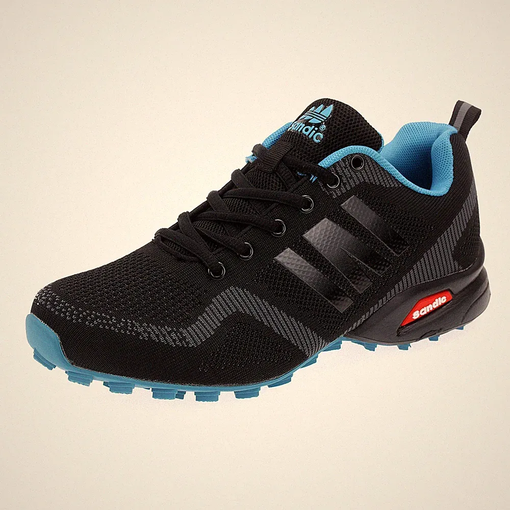 Herren Sneaker Sportschuhe Laufschuhe Turnschuhe Runners Schnürer Schwarz 41-46