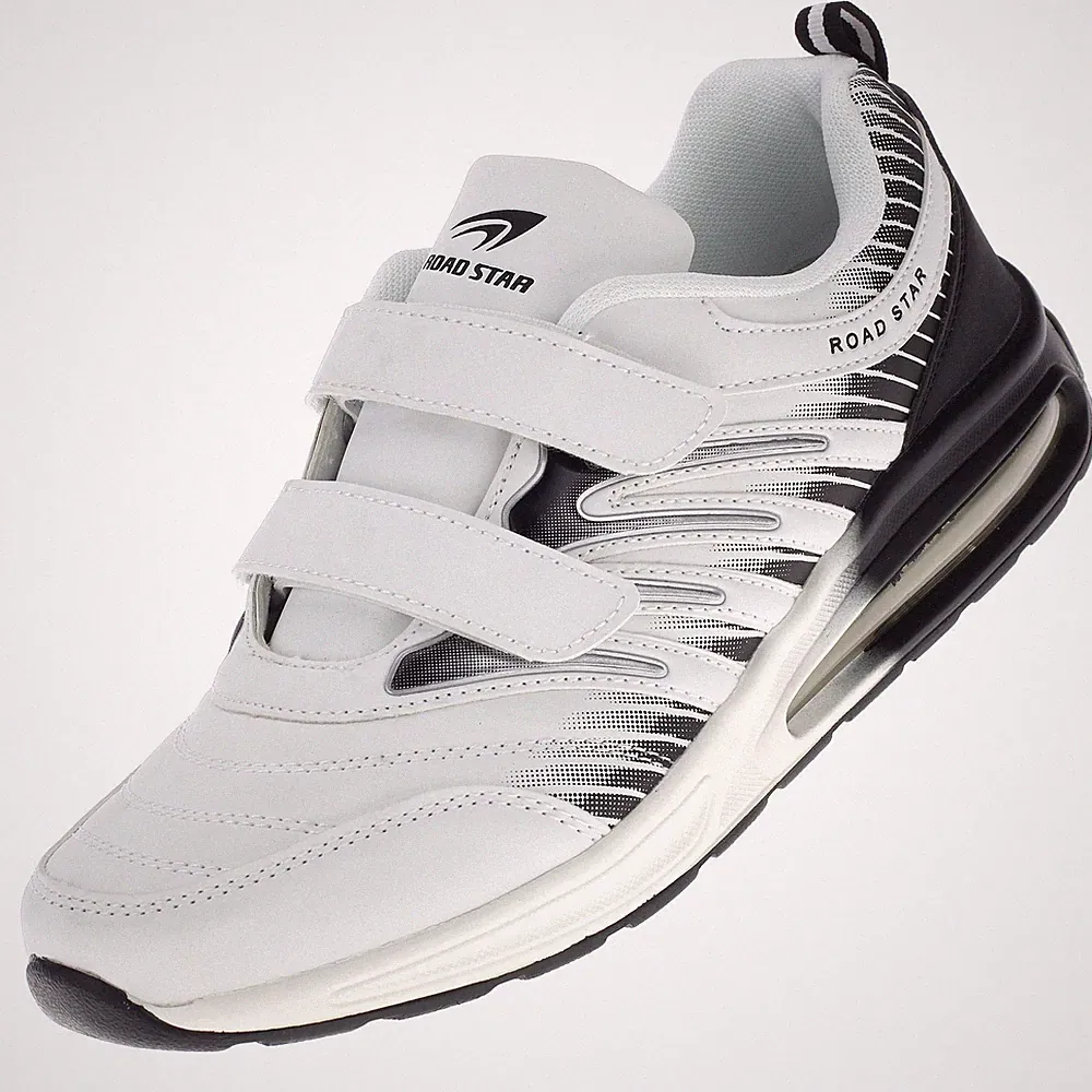 Herren Sneaker Sportschuhe Übergröße Laufschuhe Turnschuhe Klettverschluss 47-50