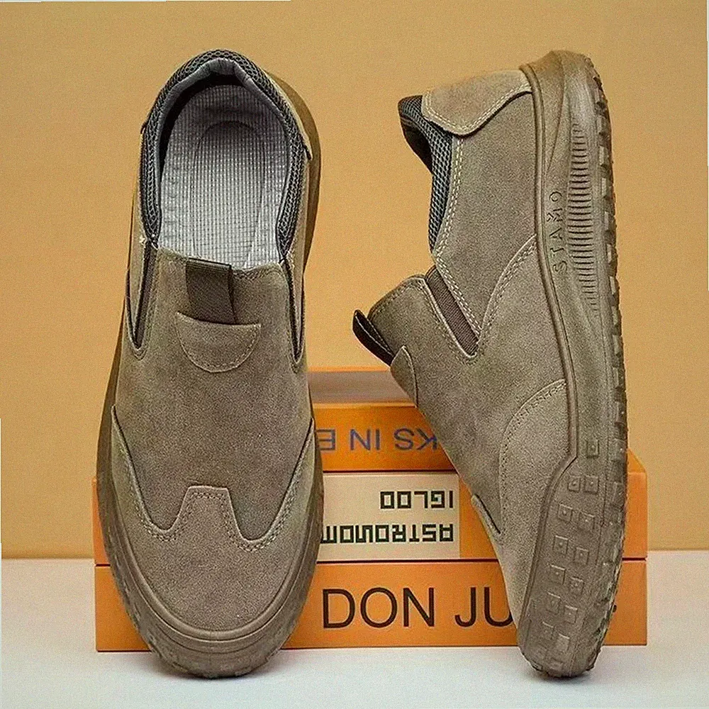 Herren Sneaker Trekkingschuhe Slip On Walking Wanderschuh Sportschuhe Schuhe