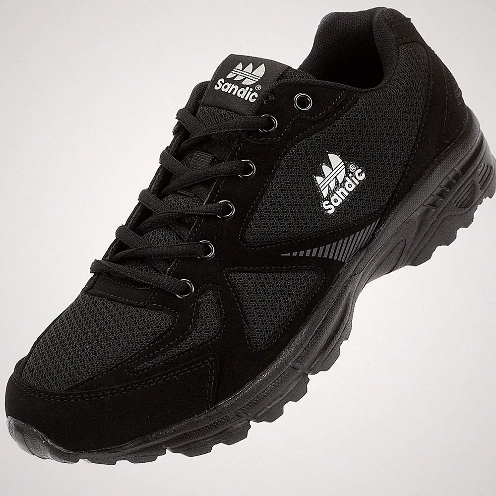 Herren Sneaker Übergröße Schnürschuhe Sportschuhe Laufschuhe Schwarz 47-49,5