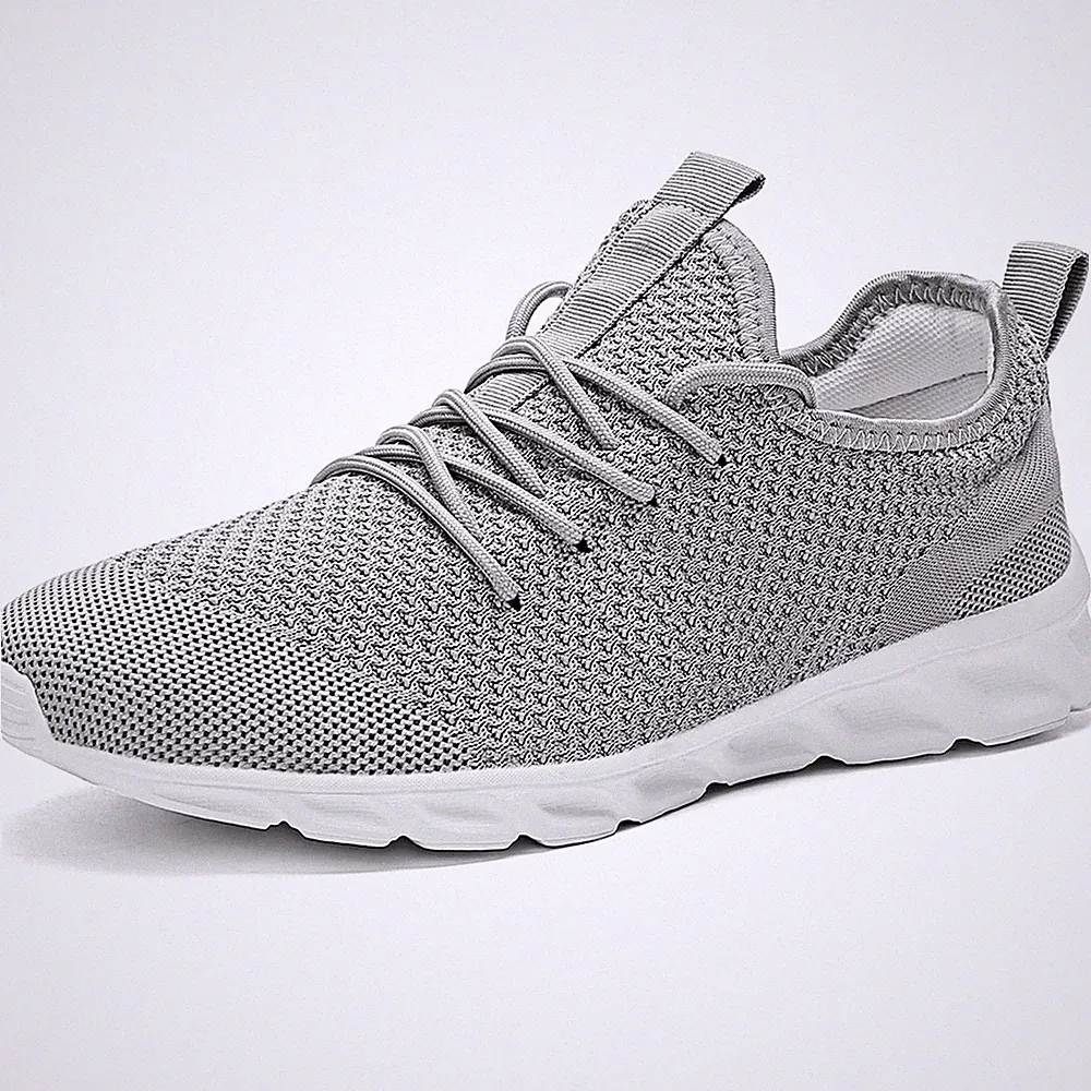 Herren Sneaker Walkingschuhe Atmungsaktiv Straßenlaufschuhe Leicht Freizeit
