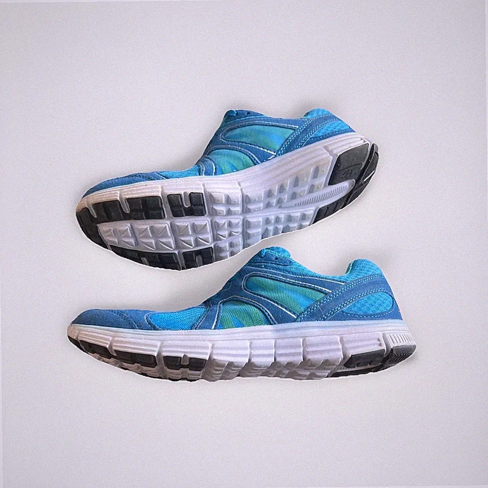 Herren Sport Schuhe Sneaker Laufschuhe Turnschuhe Blau Grün Türkis Größe 42