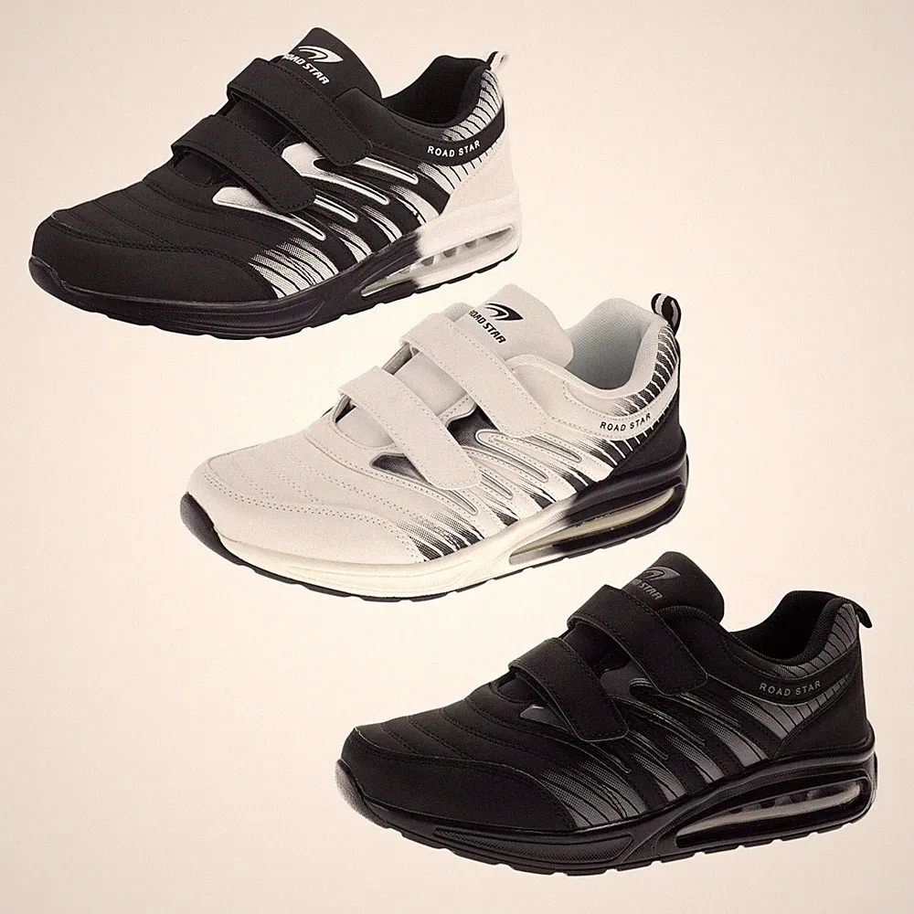 Herren Sportschuhe Übergröße Sneaker Laufschuhe Turnschuhe Klettverschluss 47-50