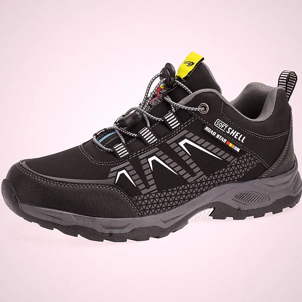 Herren Trekkingschuhe Sneaker Outdoor Freizeitschuhe Wanderschuhe Schwarz Weiß