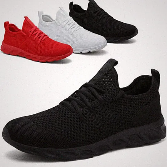 Herren Turnschuhe Sportschuhe Laufschuhe Atmungsaktiv Walking Running Sneaker