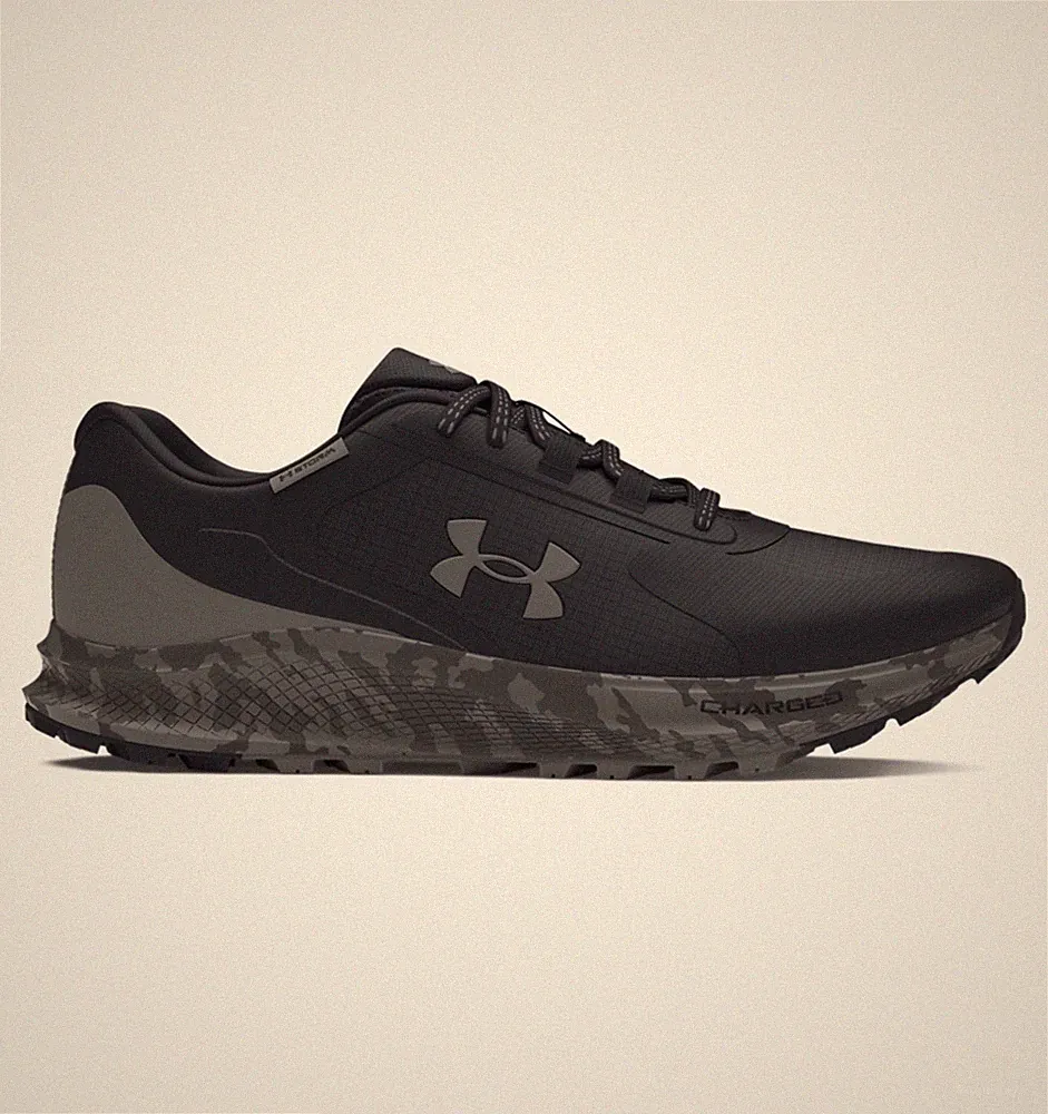Herren UA Bandit Trail 3 Laufschuhe in Schwarz / Castlerock